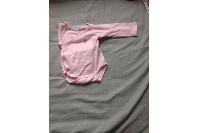 body pas cher rose bébé 1 mois 