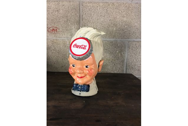 Tirelire en fonte Coca-Cola vintage