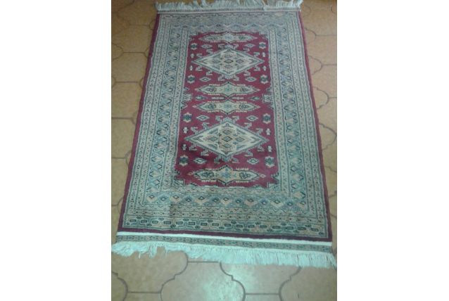 Tapis oriental fait main en laine