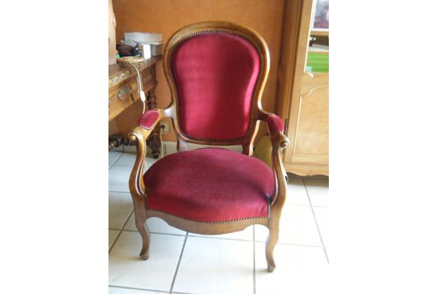 Fauteuil style Louis Philippe 