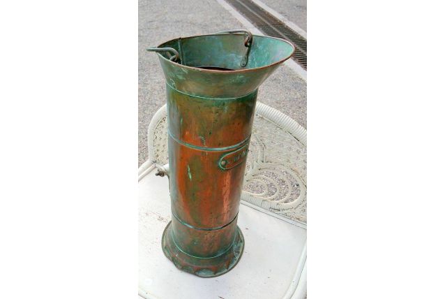 sceau a charbon cuivre