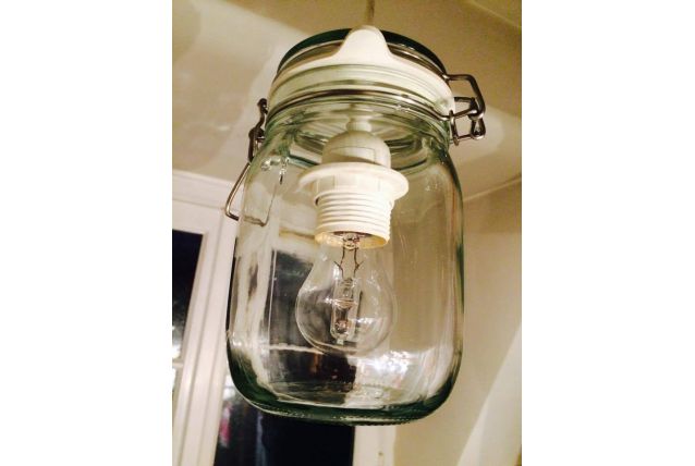 Lamapadaire en verre