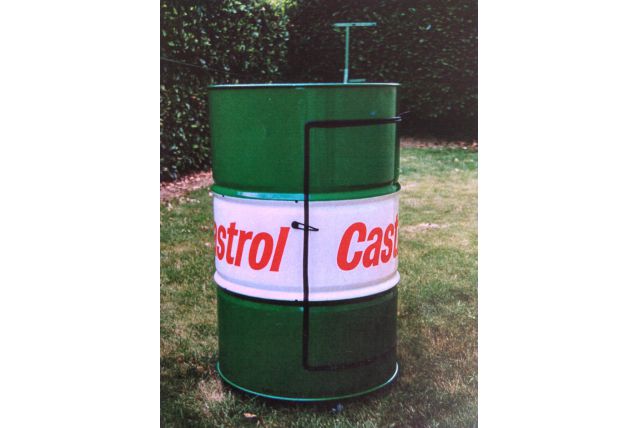 Bidon emménagé pour rangement