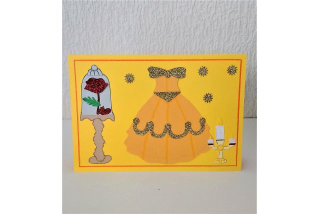 Carte princesse Belle
