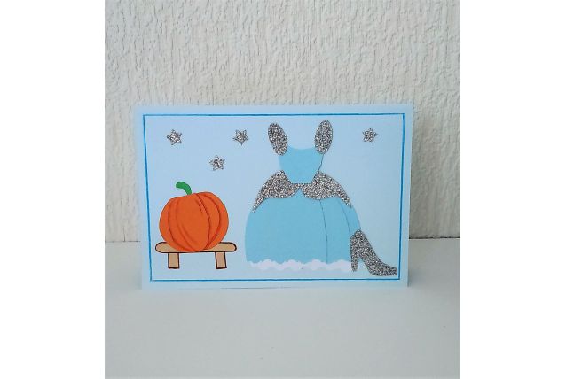 Carte princesse Cendrillon