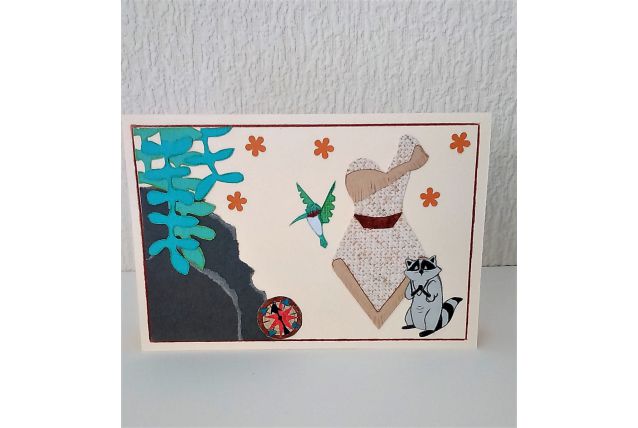 Carte princesse Pocahontas