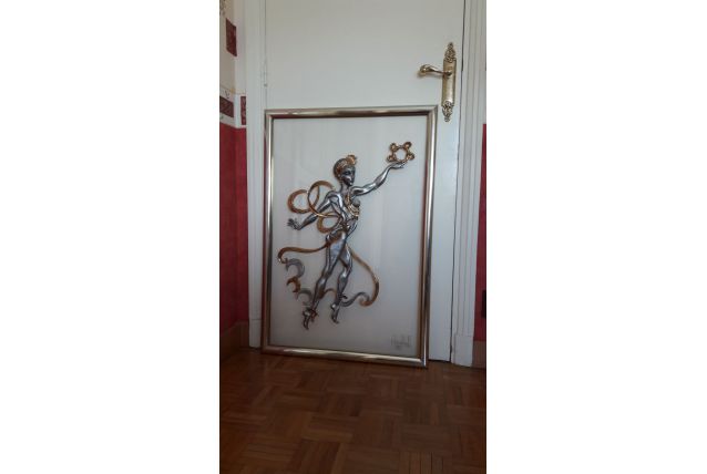 Tableau sculpture de Chantal WOLKOFF (91 x 65)