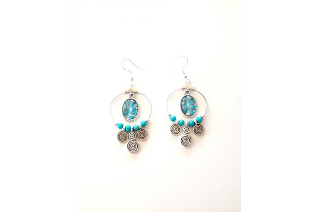 Boucles d'oreilles ethniques