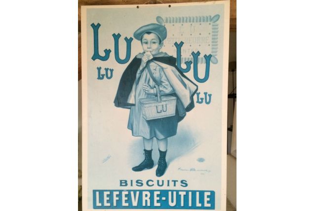 Affiche en carton lu