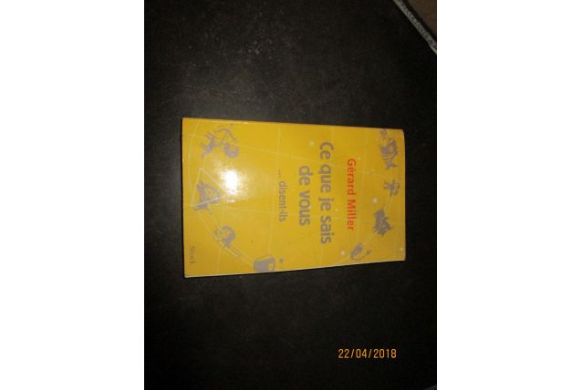 ce que je sais de vous...disent-ils