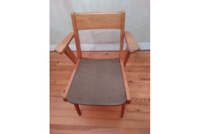 fauteuil bridge vintage