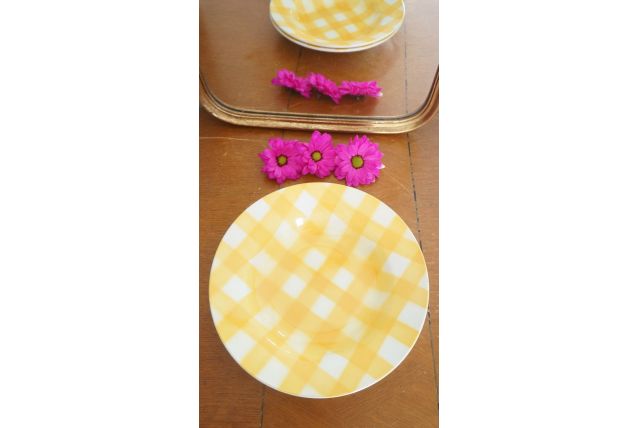 Lot de 2 assiettes Digoin Sarreguemines 