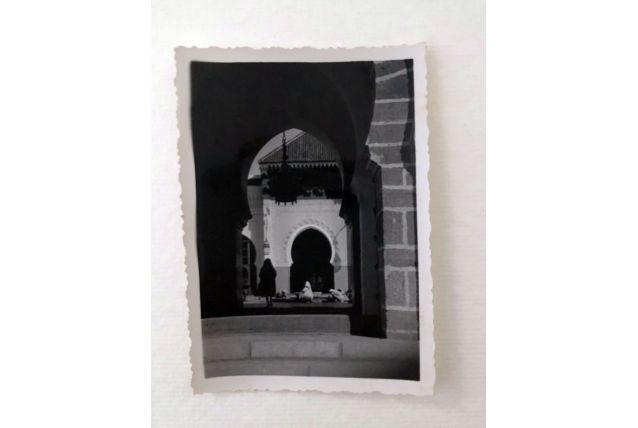 Photo vintage La Porte royale de la medina Marrakech