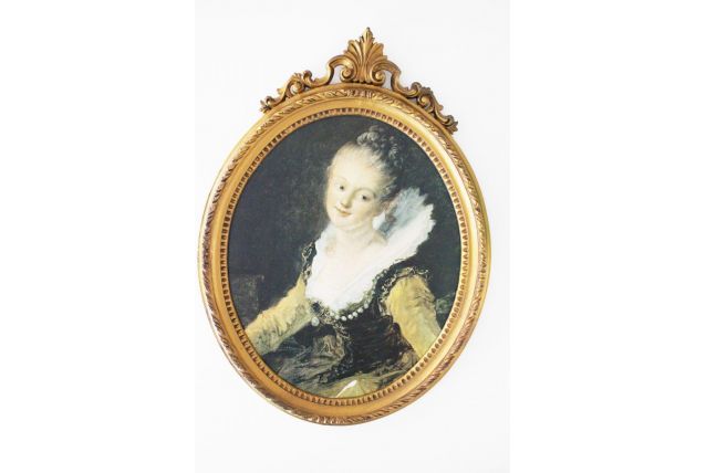 Cadre deco ancien femme 