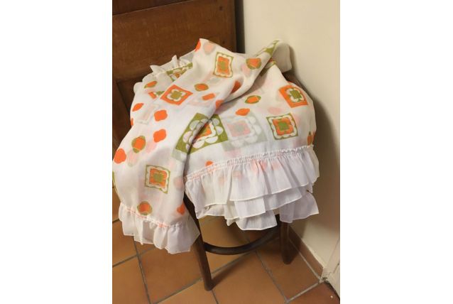 Paire de rideaux vintages