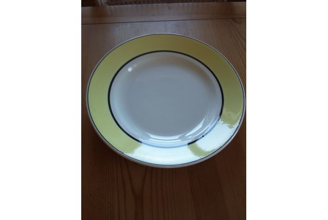 Plat rond K&amp;G Lunéville rétro 