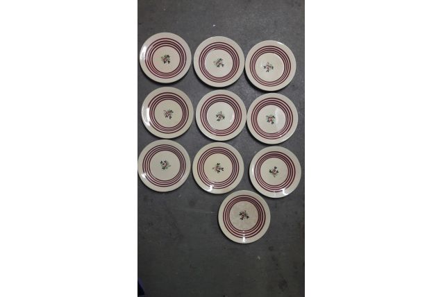 Assiettes à dessert de Gien