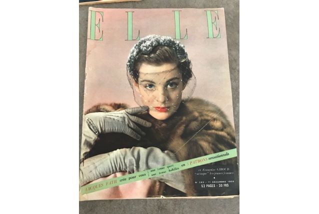 Magazine ancien ELLE 1950 