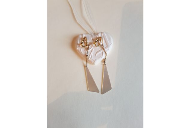 Boucles d'oreilles en nacre