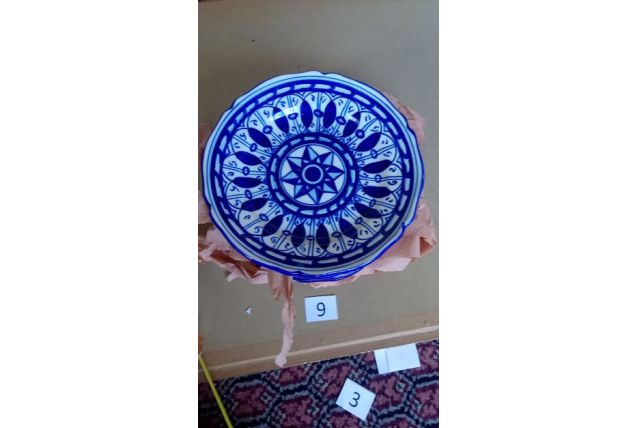 Lot de 8 assiettes "Figas"