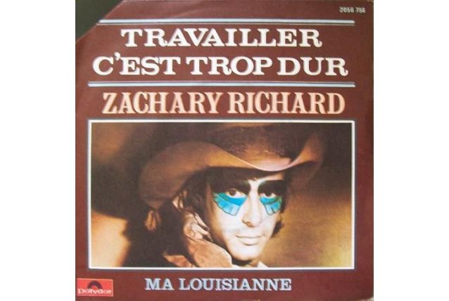 ZACHARY RICHARD vinyles 45T (SP 2 titres) 