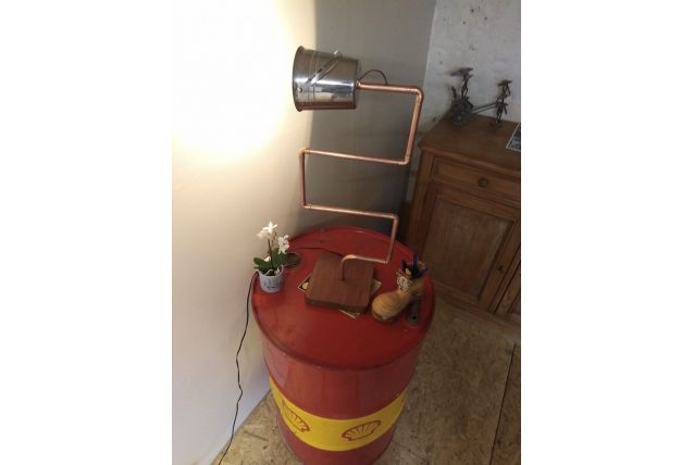 Lampe créa inspiration industrielle