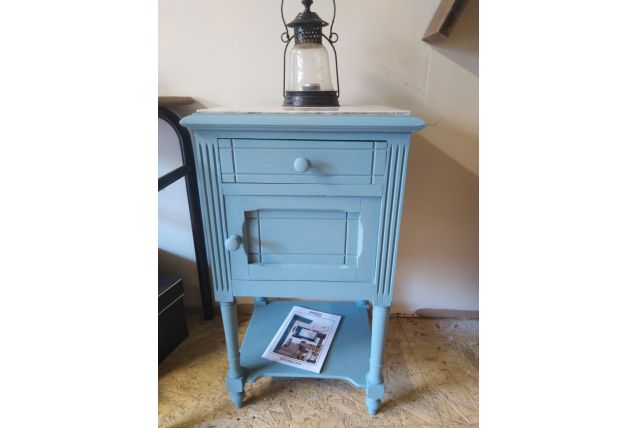 Chevet plateau marbre