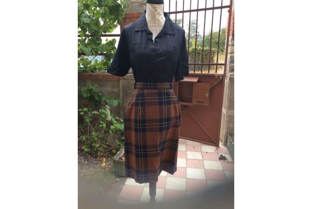 Jupe vintage tartan