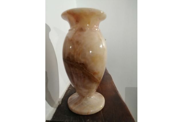 vase onyx ancien 20 cm excellent état