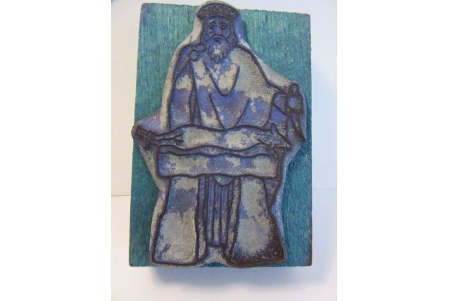 tampon ancien école prêtre Antiquité sacrifice