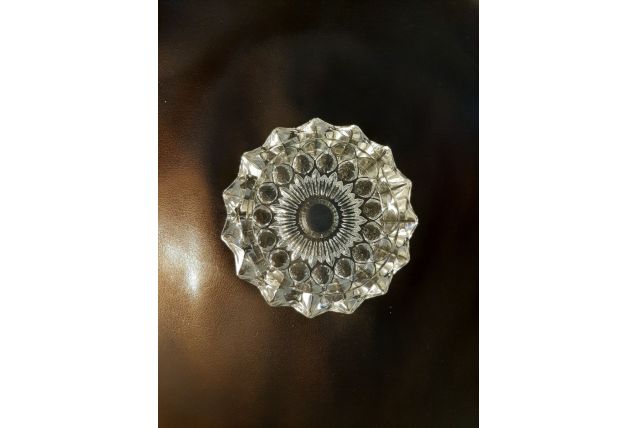 cendrier en verre vintage