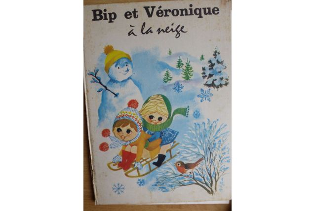 BIP et VERONIQUE à la neige - 1966