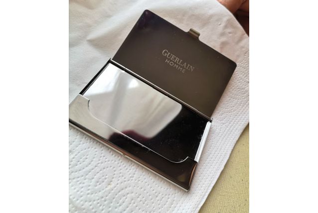 Porte-carte Guerlain Homme métallisé 