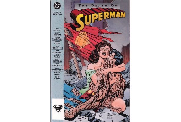 Death Of Superman variant newstand 1992 Collector