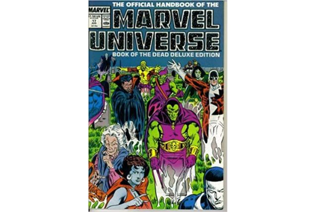 Official Handbook of the Marvel Universe Book Of The Dead