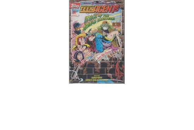 Jack Kirby's Teen Agents 2 Of 4 + 3TCards Topps Comics