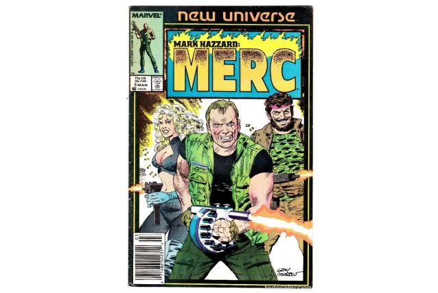 Mark Hazzard Merc 5 Marvel New Universe 1986