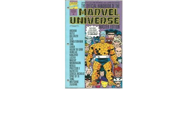 Official Handbook Of The Marvel Universe Master Edition n°18