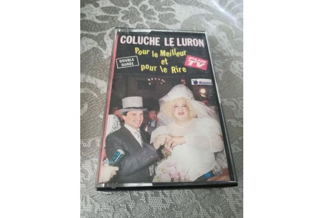 K7 audio — Coluche - Pour le Meilleur et pour le Rire
