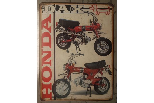 Plaque métal Honda Dax