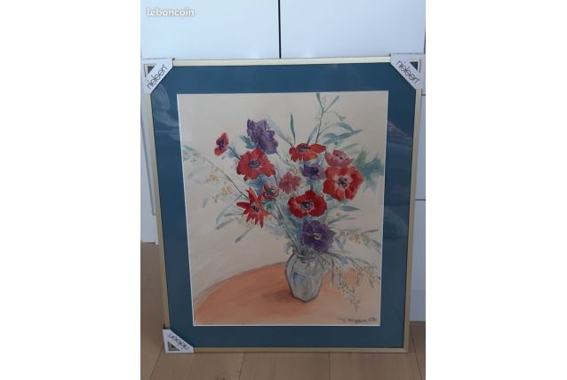 Jolie aquarelle fleurie