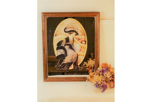 Miroir Vintage Illustré