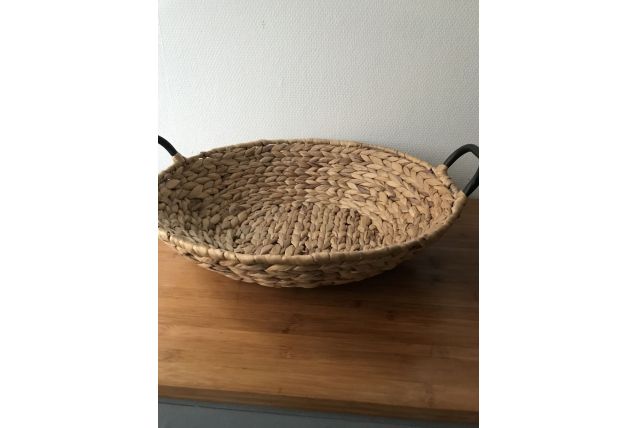 Panière style vannerie