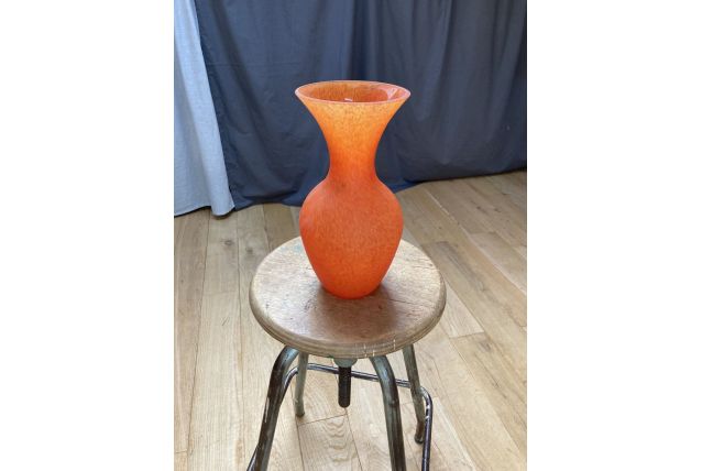 Vase couleur orange 27/13