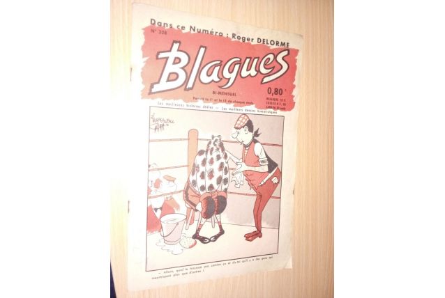 Revue blagues n° 328 histoire droles dessins humour roger de