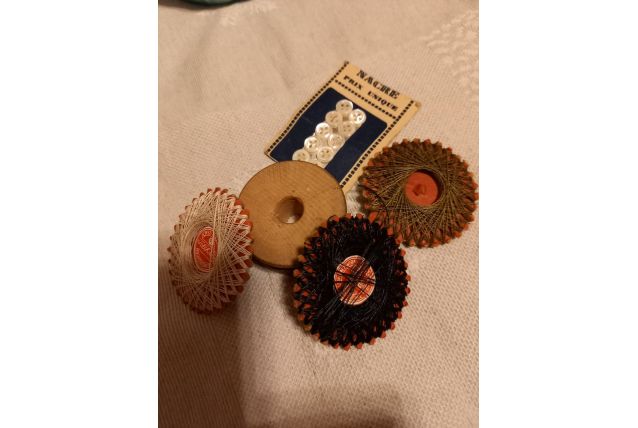 Bobines fils vintage 