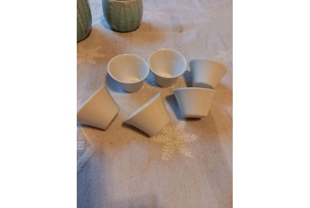 Verrines en porcelaine 