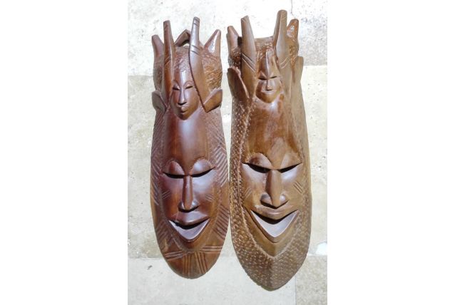 Masques africains duo