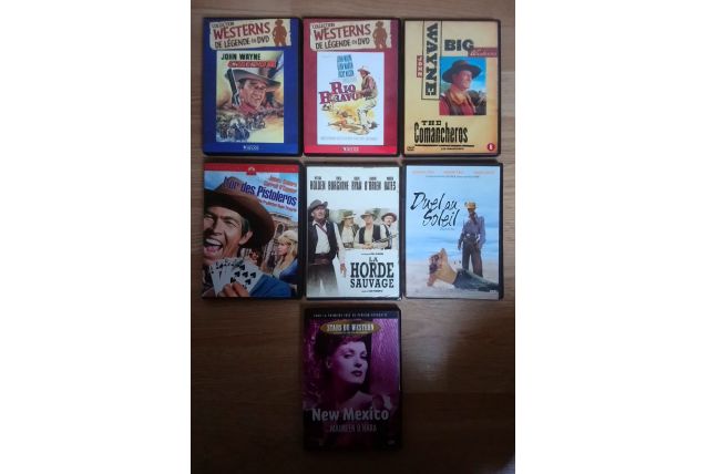 Lot de 7 DVD "Westerns"