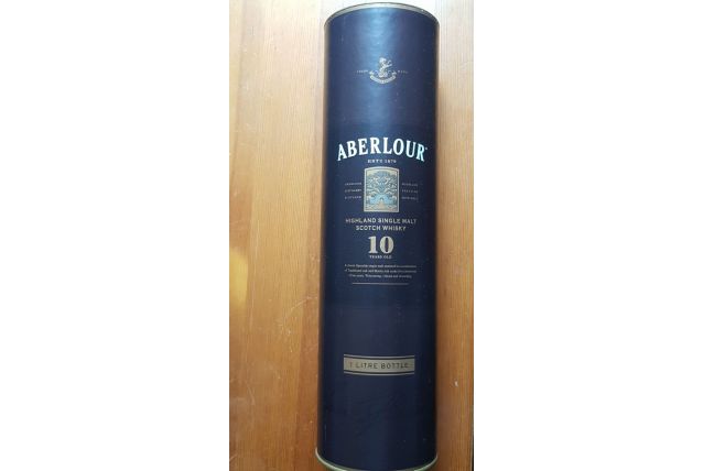 BOITE DE WHISKY VIDE